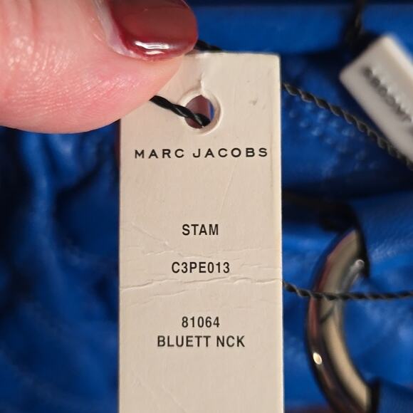 Y2k Marc Jacobs Blue Quilted Stam Purse - Picture 11 of 15